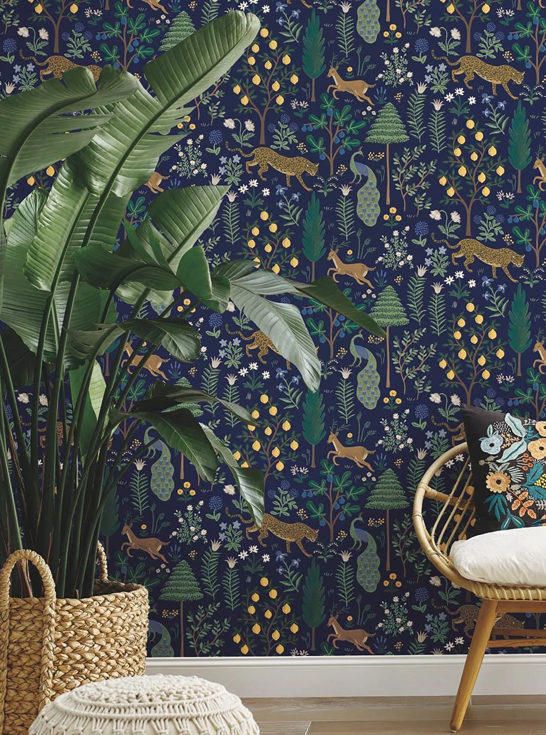 Selbstklebende Tapete Menagerie Stahlblau 4 Selbstklebende Tapete Menagerie Stahlblau - Image 2