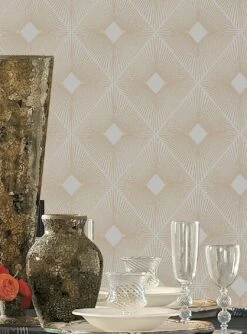 Tapete Metropolis Cremeweiss