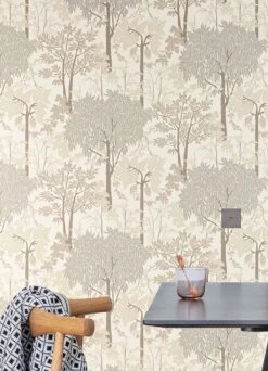 Tapete Mirabelle Graubeige