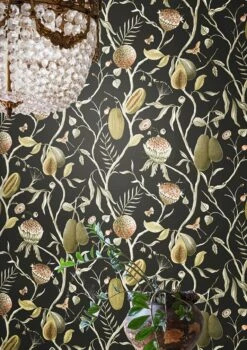 Tapete Morada Schwarz