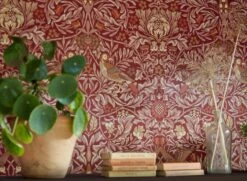 Tapete Morris Birds Rubinrot -Tapeten Verkäufe Morris Birds C 463274 2880x1440
