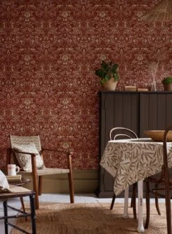 Tapete Morris Birds Rubinrot -Tapeten Verkäufe Morris Birds D 463274 2880x1440
