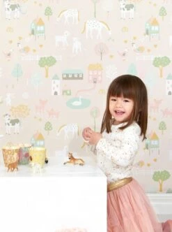 Tapete My Farm Zartrosa 8 Tapete My Farm Zartrosa -Tapeten Verkäufe My Farm C 389323 2880x1440