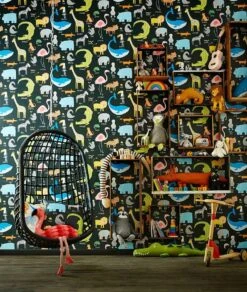 Tapete My Favorite Animals Schwarz -Tapeten Verkäufe My favorite Animals C 461901 2880x1440