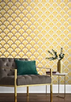 Tapete Nerea Honiggelb -Tapeten Verkäufe Nerea B 431343 2880x1440