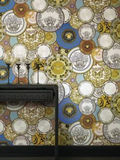 Versace Tapete Noell Goldgelb -Tapeten Verkäufe Noemie B 410652 2880x1440