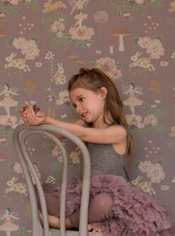 Tapete Old Garden Grauviolett -Tapeten Verkäufe Old Garden B 389413 2880x1440