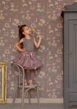 Tapete Old Garden Grauviolett -Tapeten Verkäufe Old Garden D 389413 2880x1440