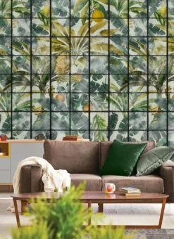 Wandbild Orangerie Grün -Tapeten Verkäufe Orangerie B 725031 2880x1440