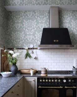 Tapete Oskari Hellblaugrau -Tapeten Verkäufe Oskari B 485482 2880x1440