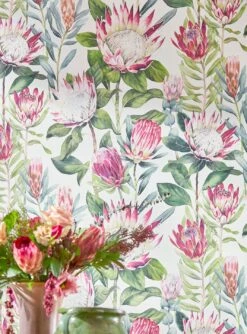 Tapete Paloma Erikaviolett