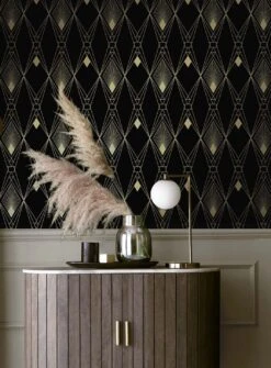 Tapete Paona Schwarzgrau -Tapeten Verkäufe Paona B 432093 2880x1440