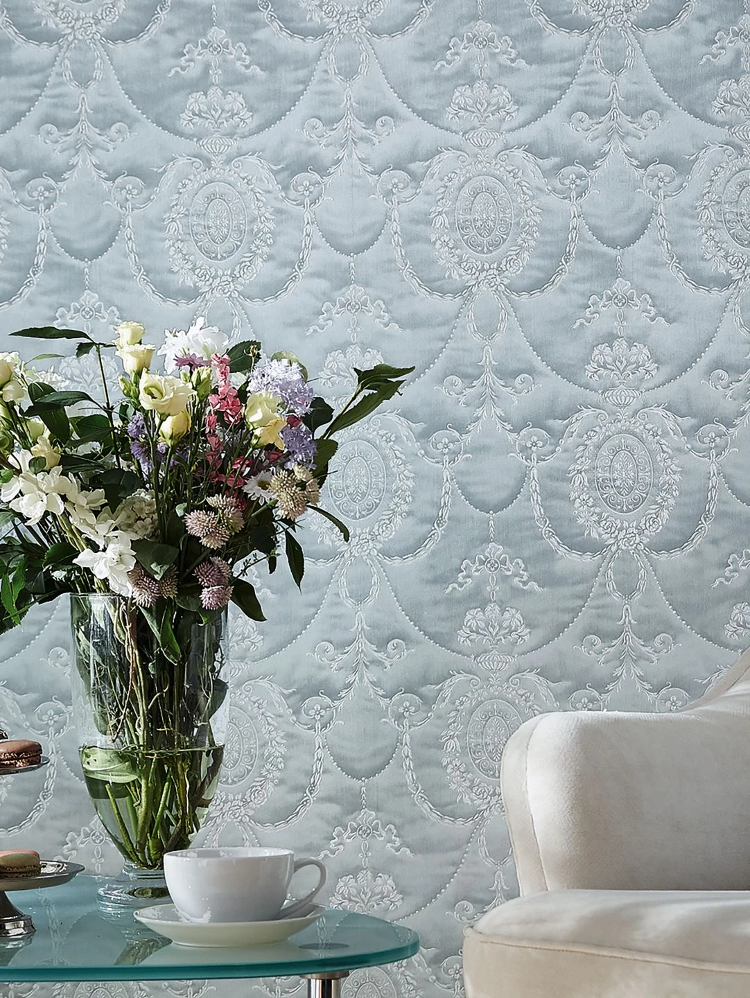 Tapete Rabia Hellgrau 3 Tapete Rabia Hellgrau