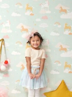 Tapete Rainbow Treasures Weissgrün -Tapeten Verkäufe Rainbow treasures B 389302 2880x1440