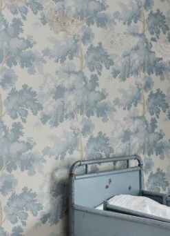 Tapete Raphael Trees Hellblau