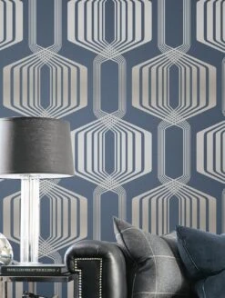 Tapete Rumba Dunkelblau