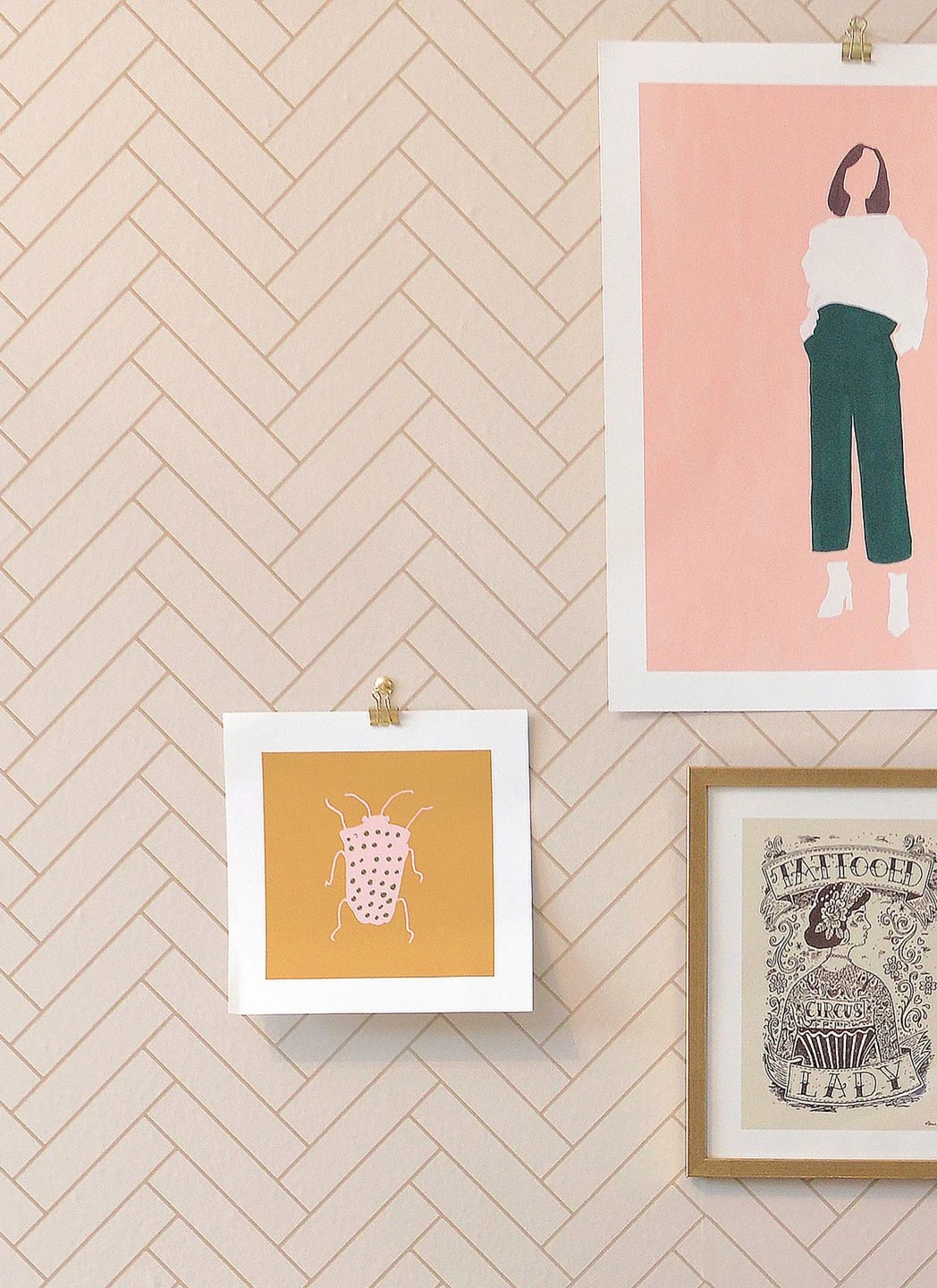 Tapete Scandi Herringbone Creme 3 Tapete Scandi Herringbone Creme