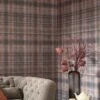 Tapete Shabby Tartan Kupferbraun 1 Tapete Shabby Tartan Kupferbraun -Tapeten Verkäufe Shabby Tartan A 864613 2880x1440