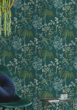 Tapete Sinfonia Blaugrün -Tapeten Verkäufe Sinfonia B 103373 2880x1440