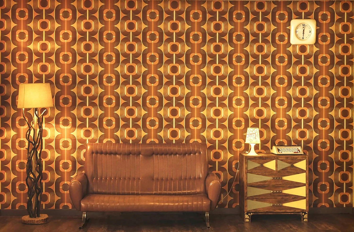 Tapete Sinon Orange 6 Tapete Sinon Orange - Image 4