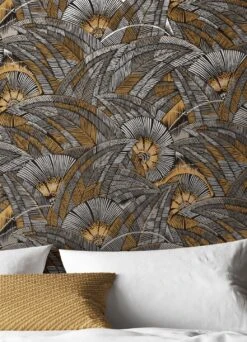 Tapete Siskara Braunbeige