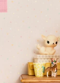 Tapete Stardust Blassbeige