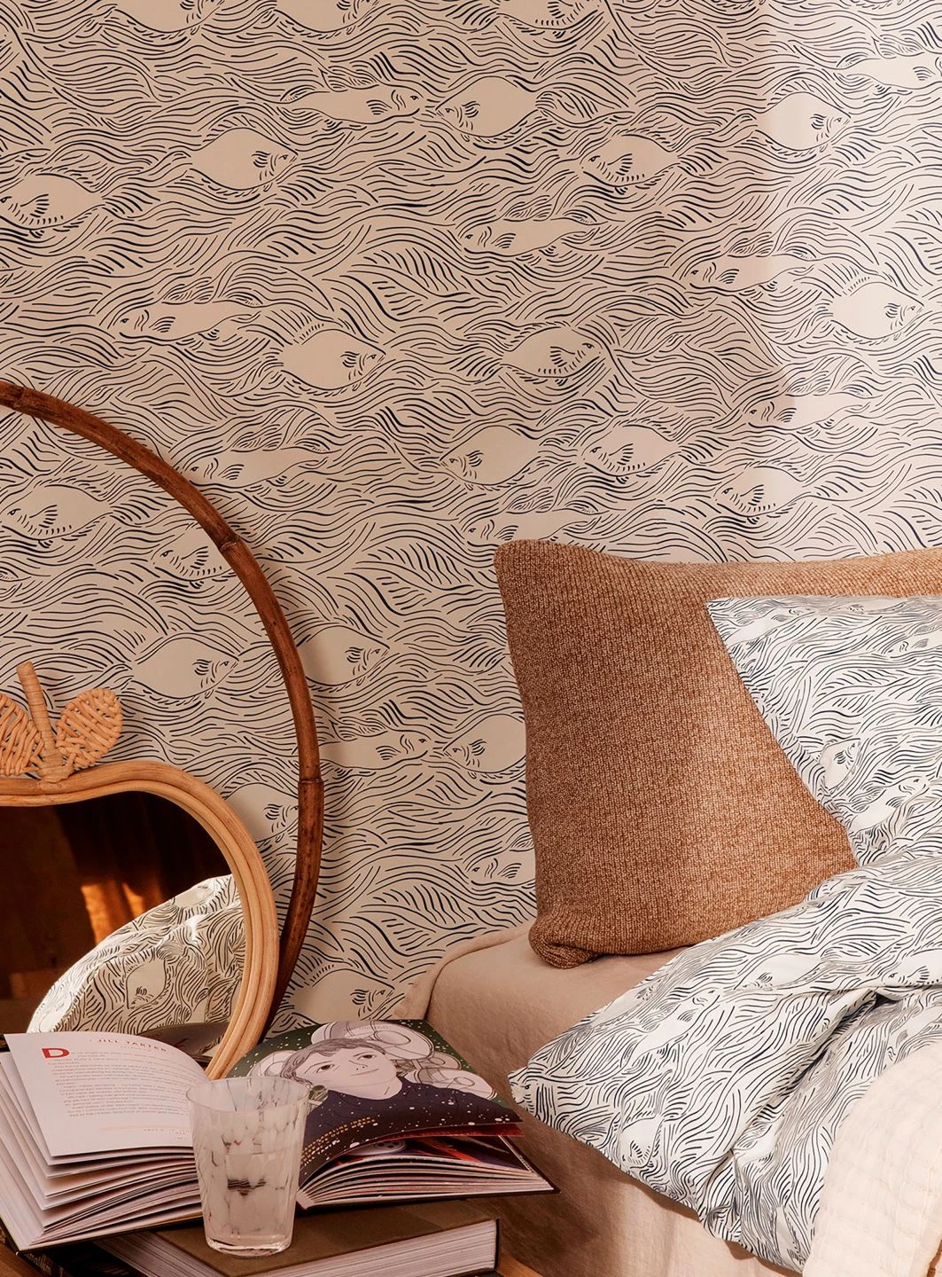 Ferm LIVING Tapete Stream Anthrazit 7 Ferm LIVING Tapete Stream Anthrazit - Image 5