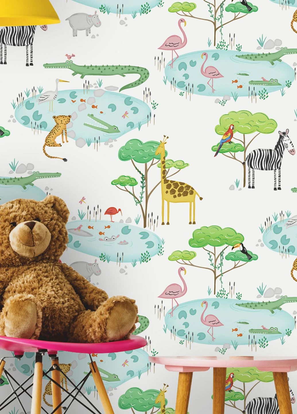 Tapete Sunny Grüntöne 3 Tapete Sunny Grüntöne