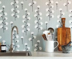 Tapete Sweet Cotton Grau