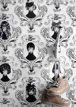 Tapete Tillsammans Schwarz