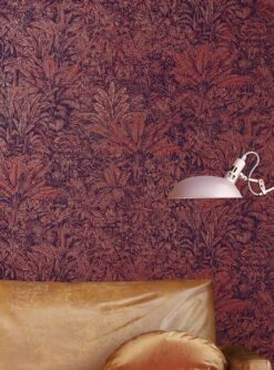 Tapete Tropicalia Braunrot