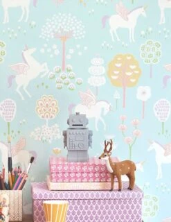 Tapete True Unicorns Hellgrün 8 Tapete True Unicorns Hellgrün -Tapeten Verkäufe True Unicorns A 389181 2880x1440