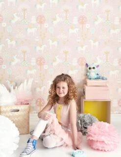 Tapete True Unicorns Zartrosa 9 Tapete True Unicorns Zartrosa -Tapeten Verkäufe True Unicorns C 389182 2880x1440