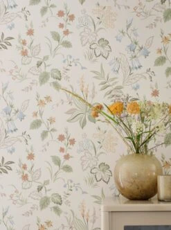 Tapete Ulrika Grauweiss