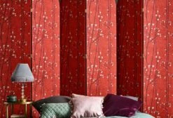 Tapete VanGogh Branches Rot -Tapeten Verkäufe VanGogh Branches B 451461 2880x1440