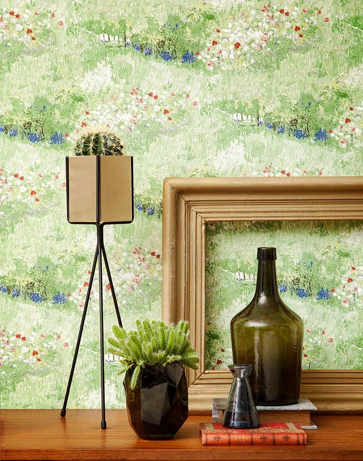 Tapete VanGogh Garden Blassgrün 3 Tapete VanGogh Garden Blassgrün