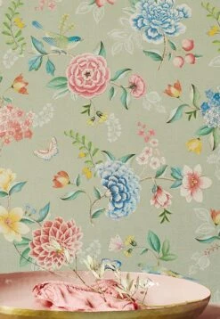 Tapete Vanity Pastellgrün