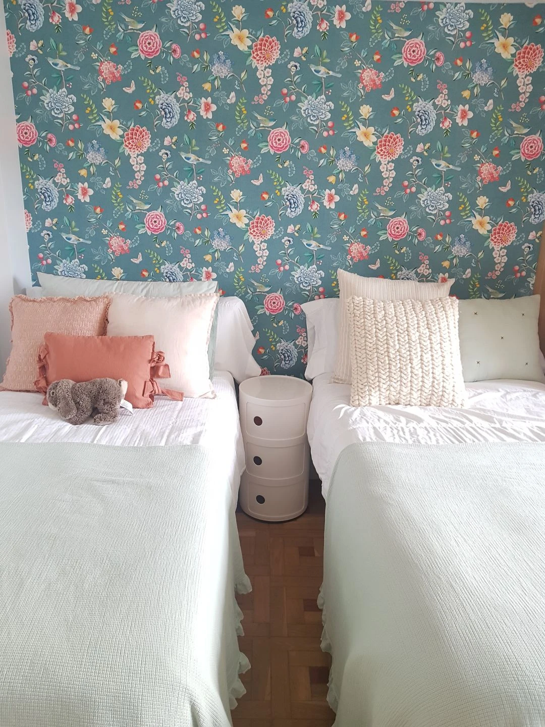 Tapete Vanity Türkisblau 5 Tapete Vanity Türkisblau - Image 3