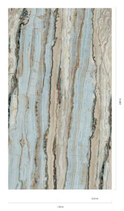 Wandbild Vertical Marble Türkisblau -Tapeten Verkäufe Vertical Marble C 390781 2880x1440