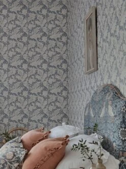 Tapete Wallflower Hellblaugrau -Tapeten Verkäufe Wallflower E 463261 2880x1440