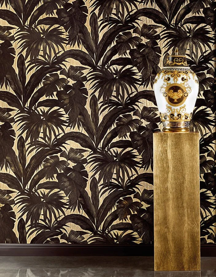 Versace Tapete Yasmin Schwarz 3 Versace Tapete Yasmin Schwarz