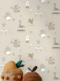 Tapete Zolympic Hellbeigegrau -Tapeten Verkäufe Zolympic B 104612 2880x1440