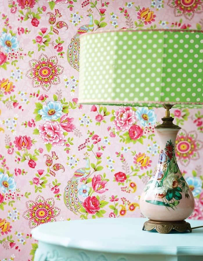 Tapete Ludmilla Rosa 3 Tapete Ludmilla Rosa