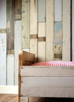 Tapete Scrapwood 03 Hellblau -Tapeten Verkäufe scrapwood03 270113 b 2880x1440