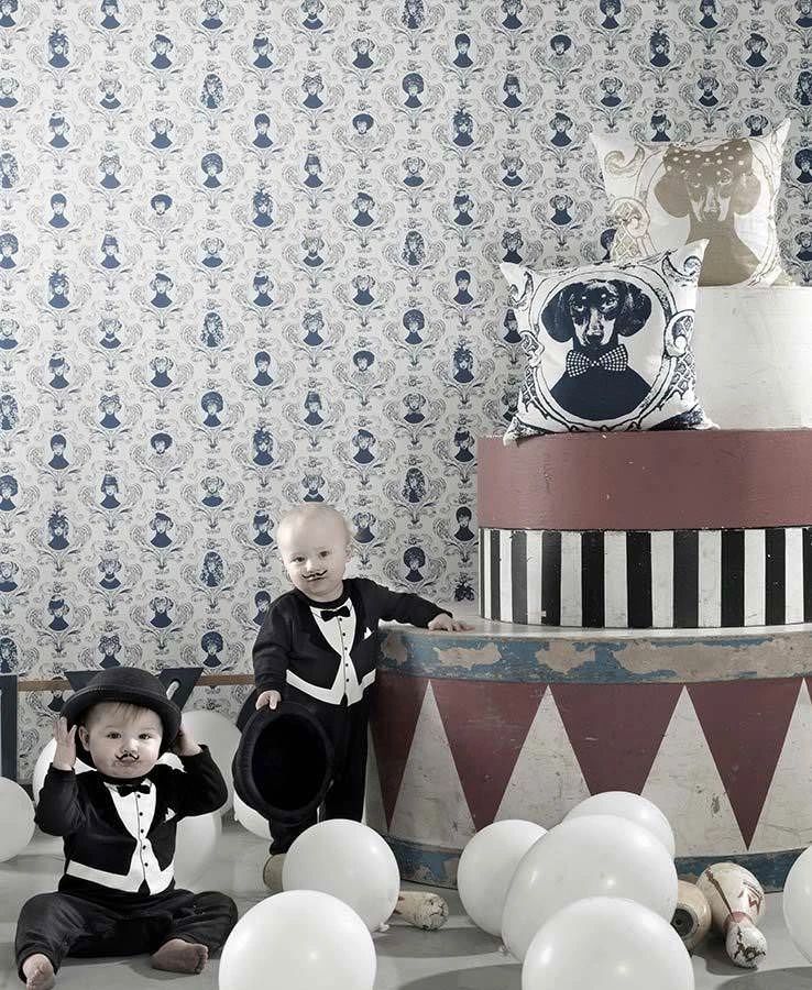 Tapete Tillsammans Dunkelblau 5 Tapete Tillsammans Dunkelblau - Image 3